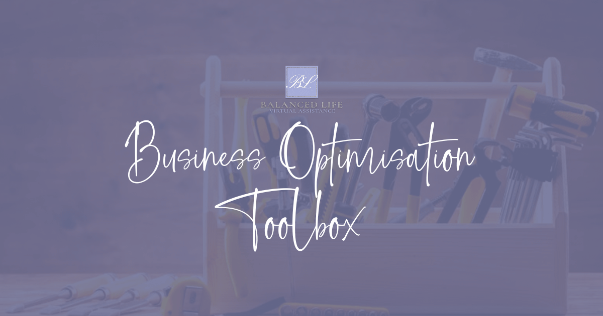 Image text: Business Optimisation Toolbox